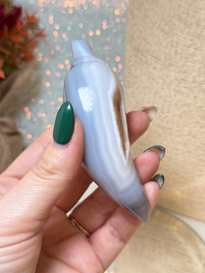 Druzy Agate Chilli Pepper