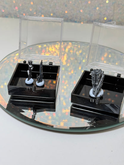 Stibnite Specimen In box