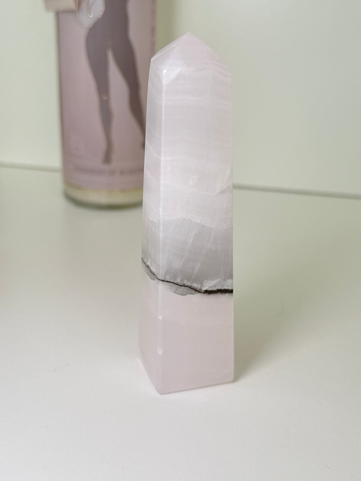 Smoky Mangano Calcite Tower