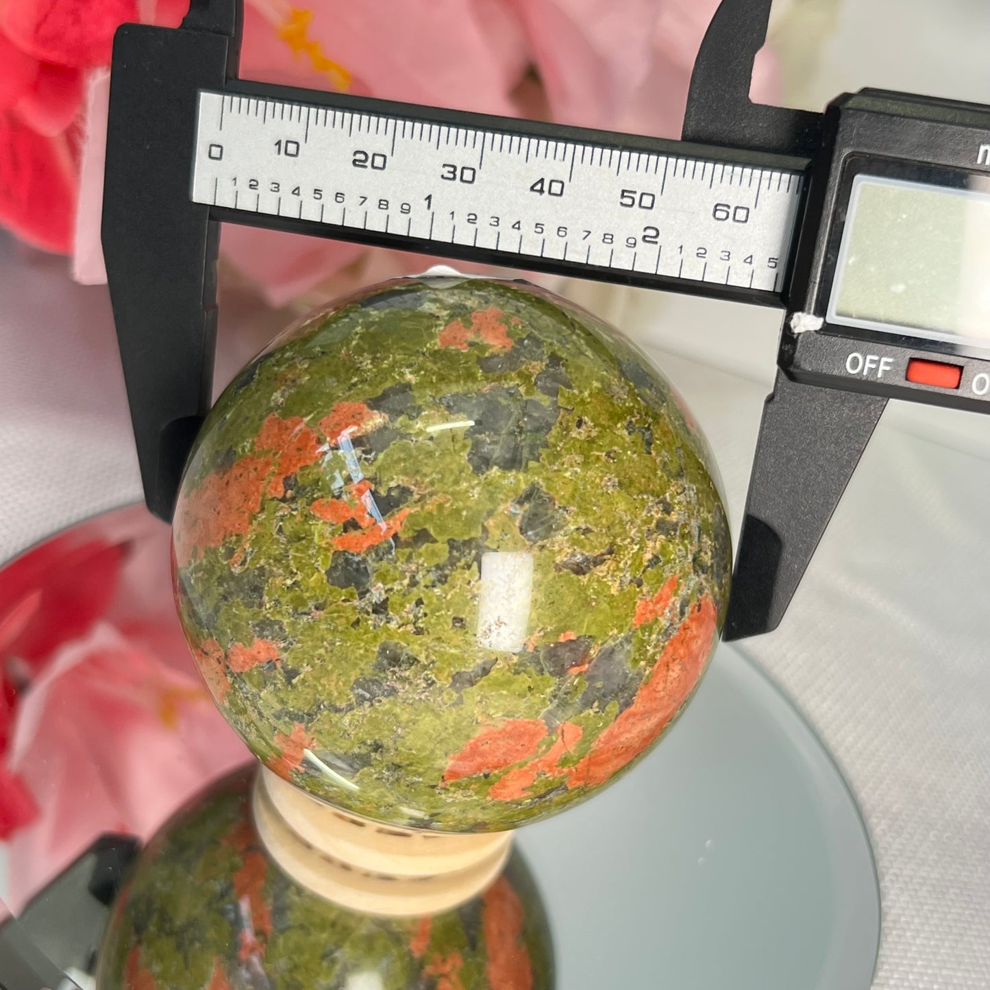 Large Unakite Sphere