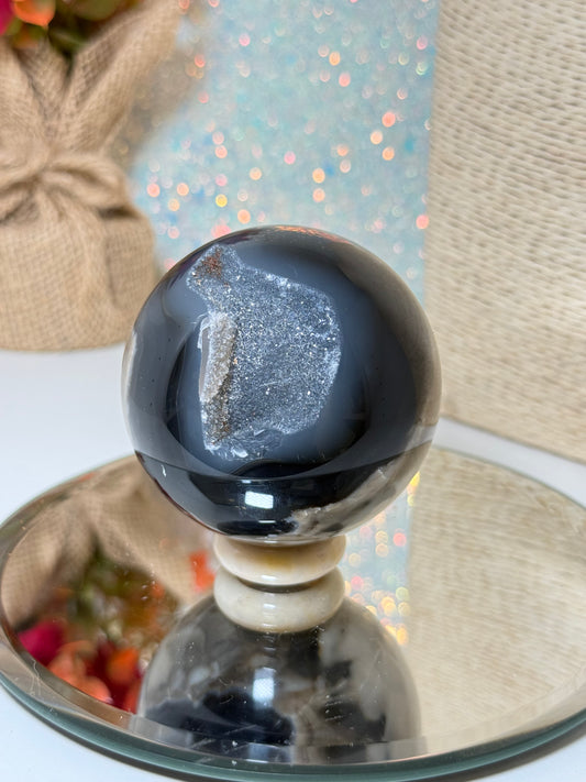 Volcano Agate Sphere