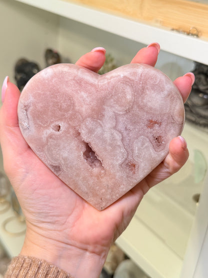 Pink Amethyst Heart