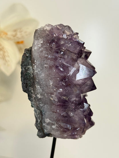 Amethyst Raw On Stand