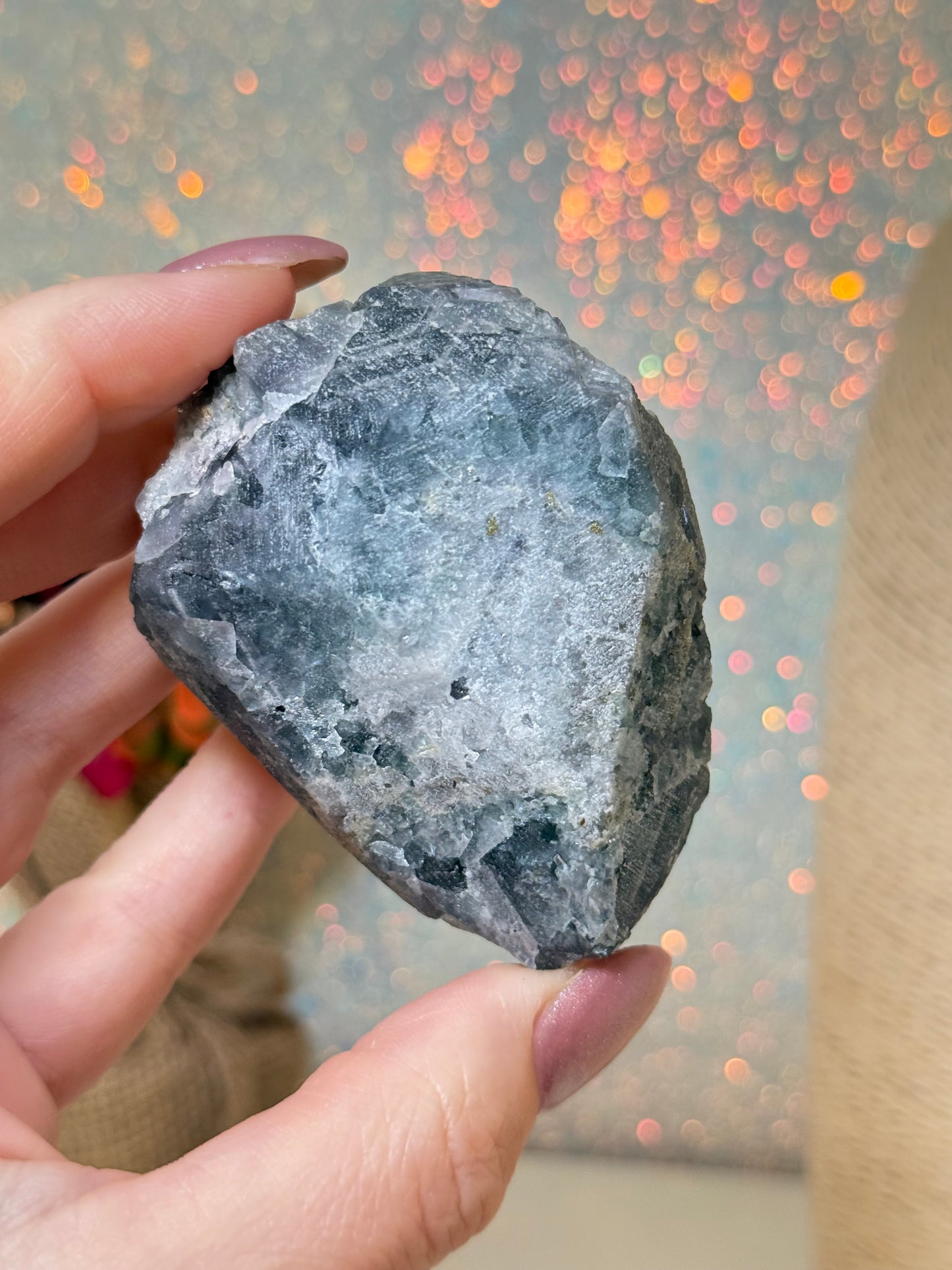 Fluorite Raw Pyrite (Insane UV!)