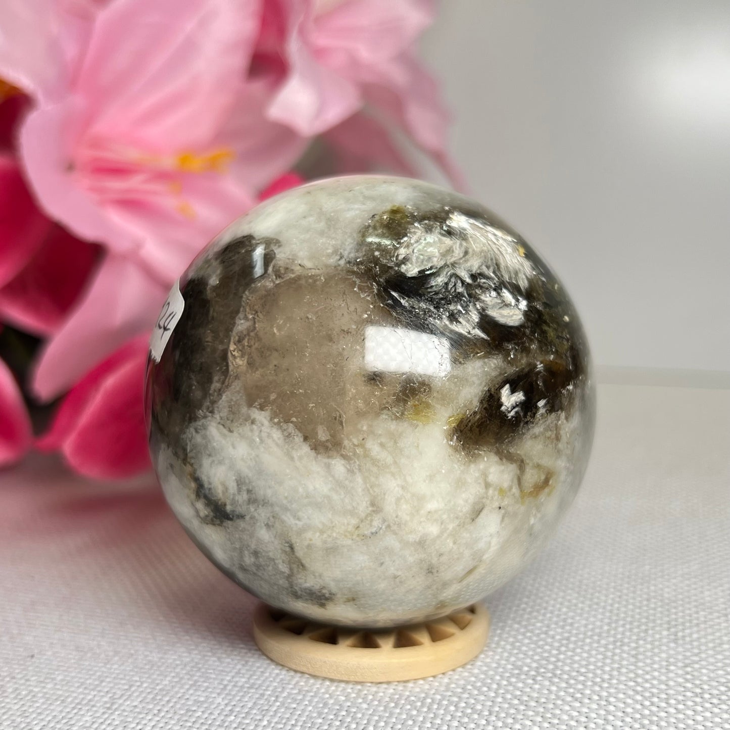 Smoky With Mica Sphere