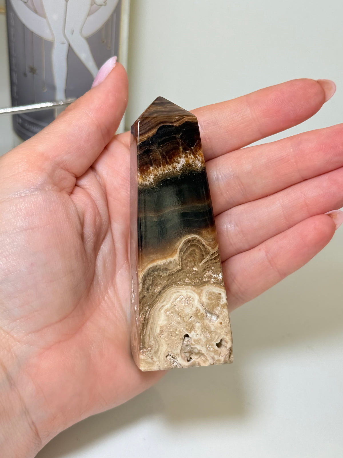 Chocolate Calcite Tower