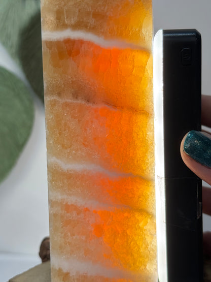 Large Yellow Calcite Tower