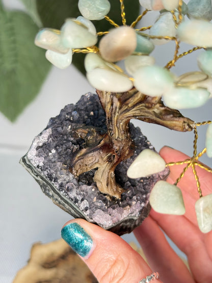 Amethyst Base Tree (Amazonite)