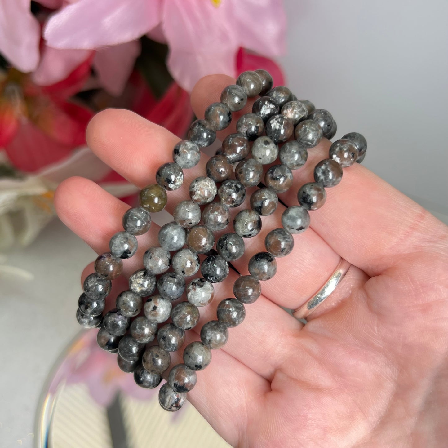 Yooperlite Bead Bracelet (6mm)