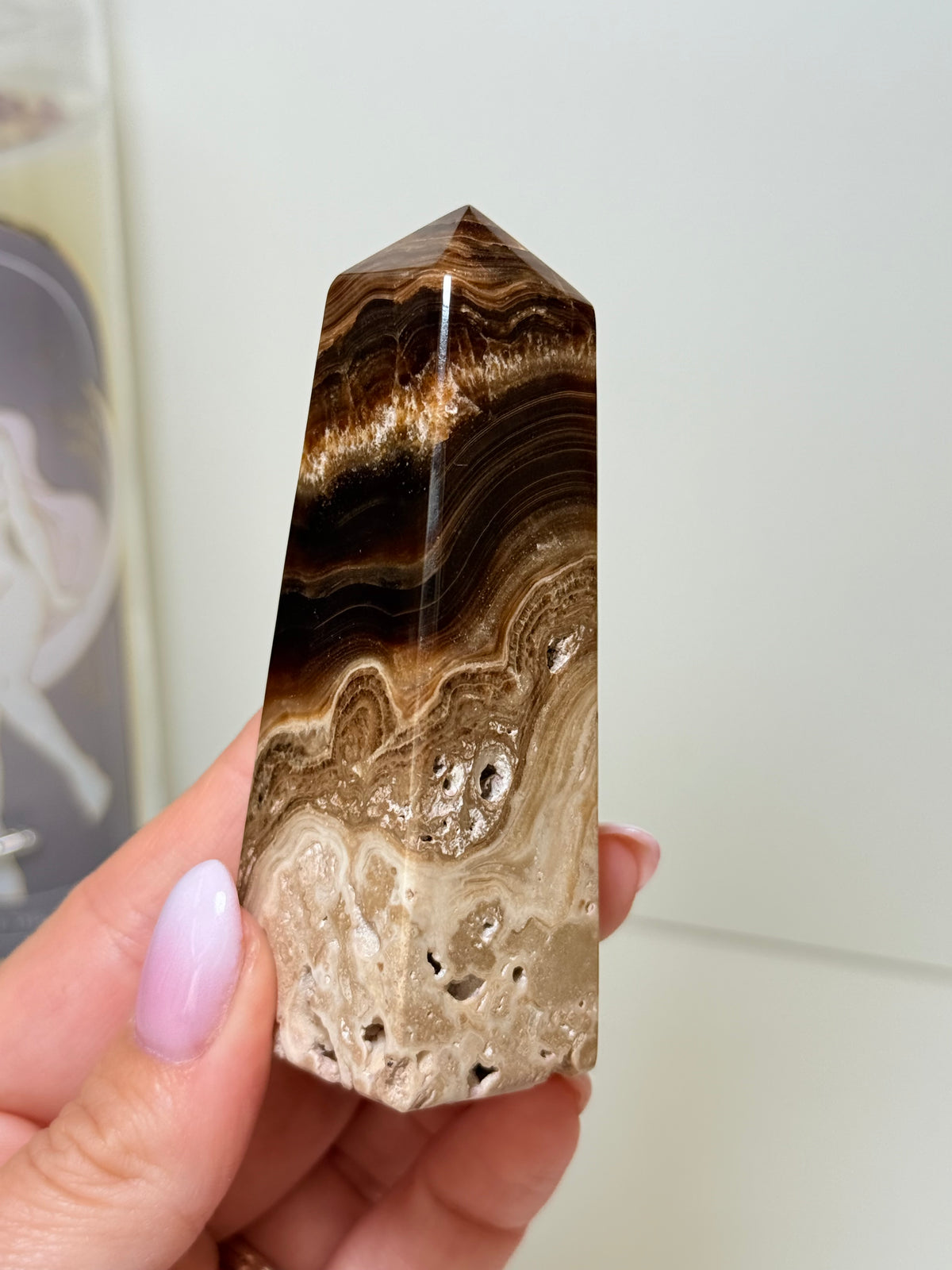 Chocolate Calcite Tower