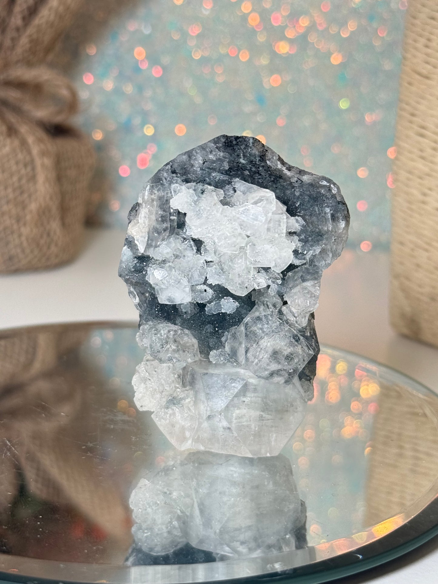 Black Chalcedony & Apophyllite