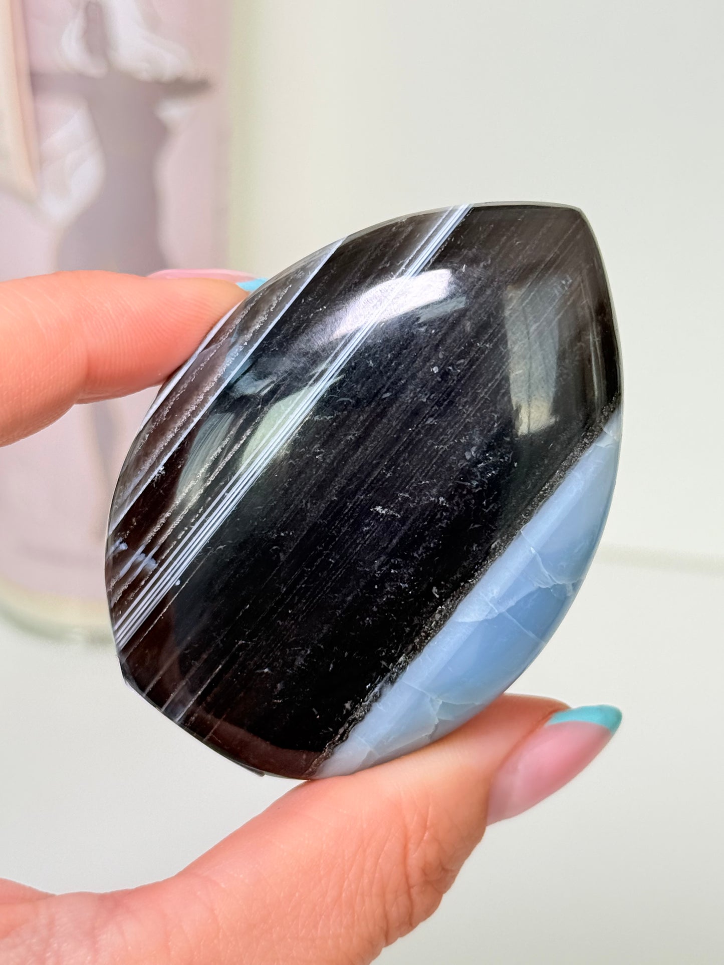 Indian Blue Opal Flame