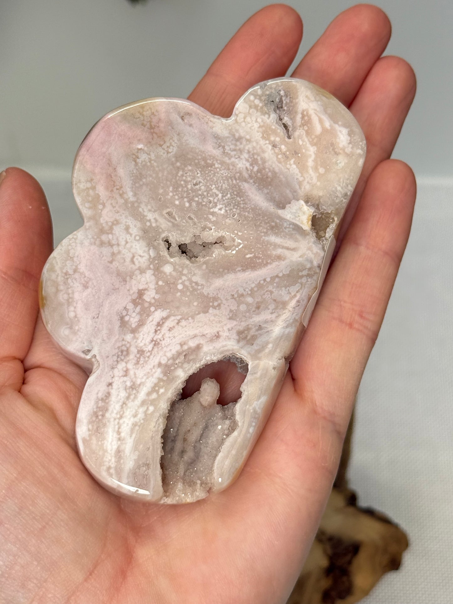 Pink Amethyst Cloud With Stand