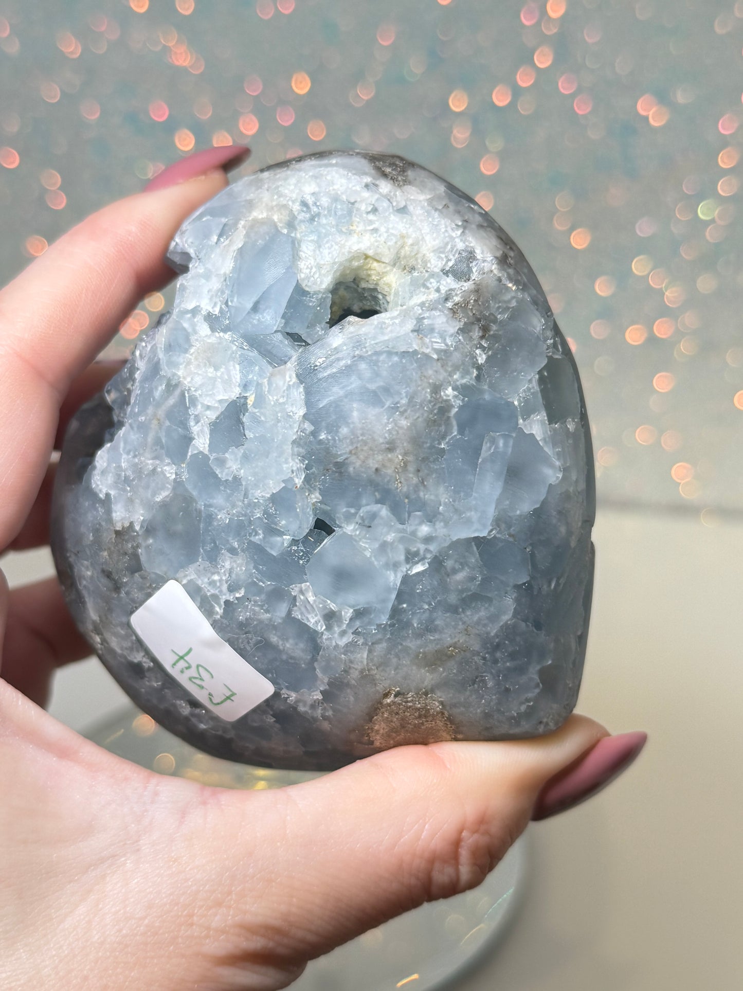 Celestite Heart