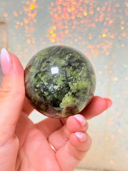 Nephrite Jade Sphere