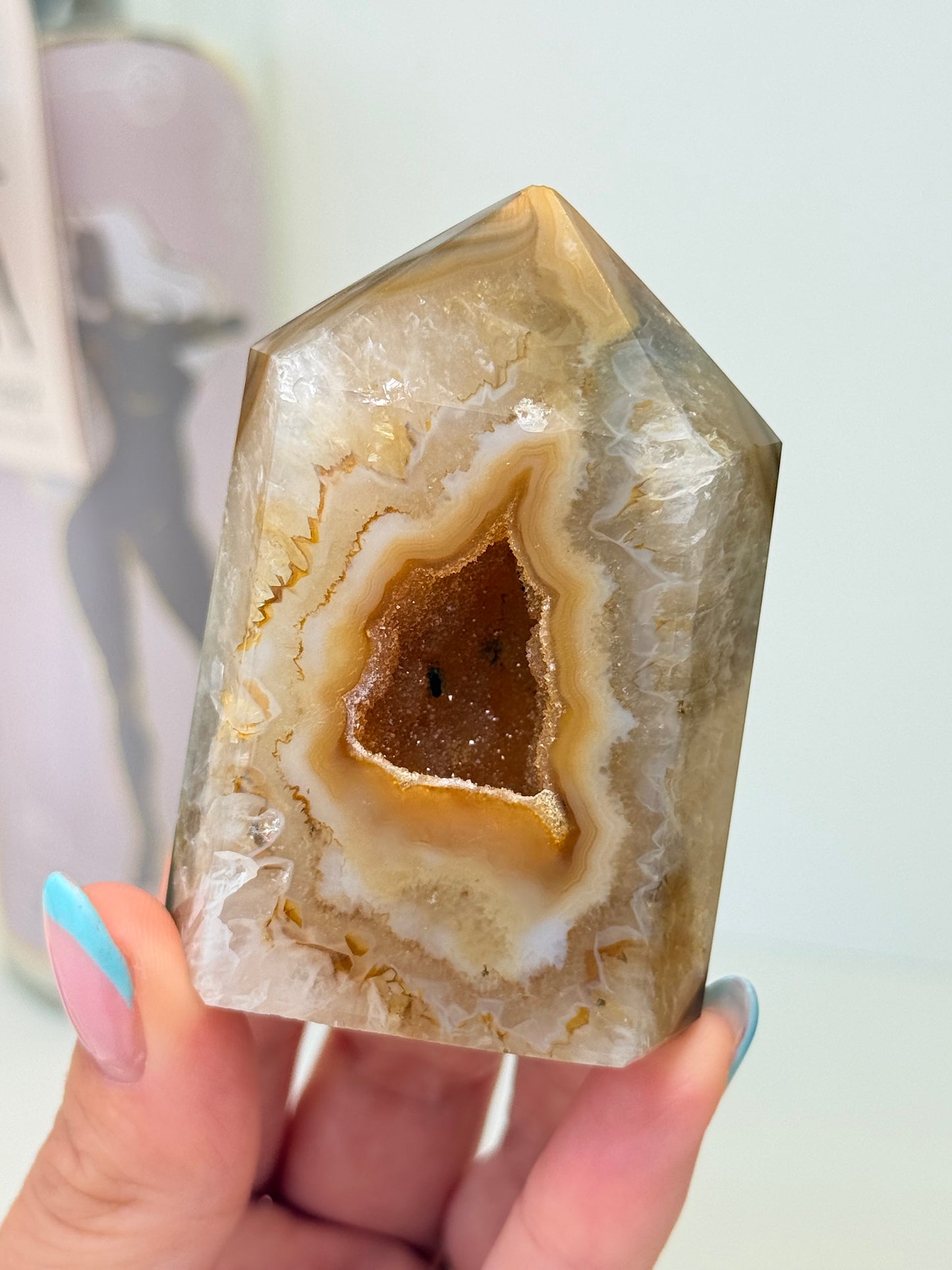 Brazilian Agate Tower