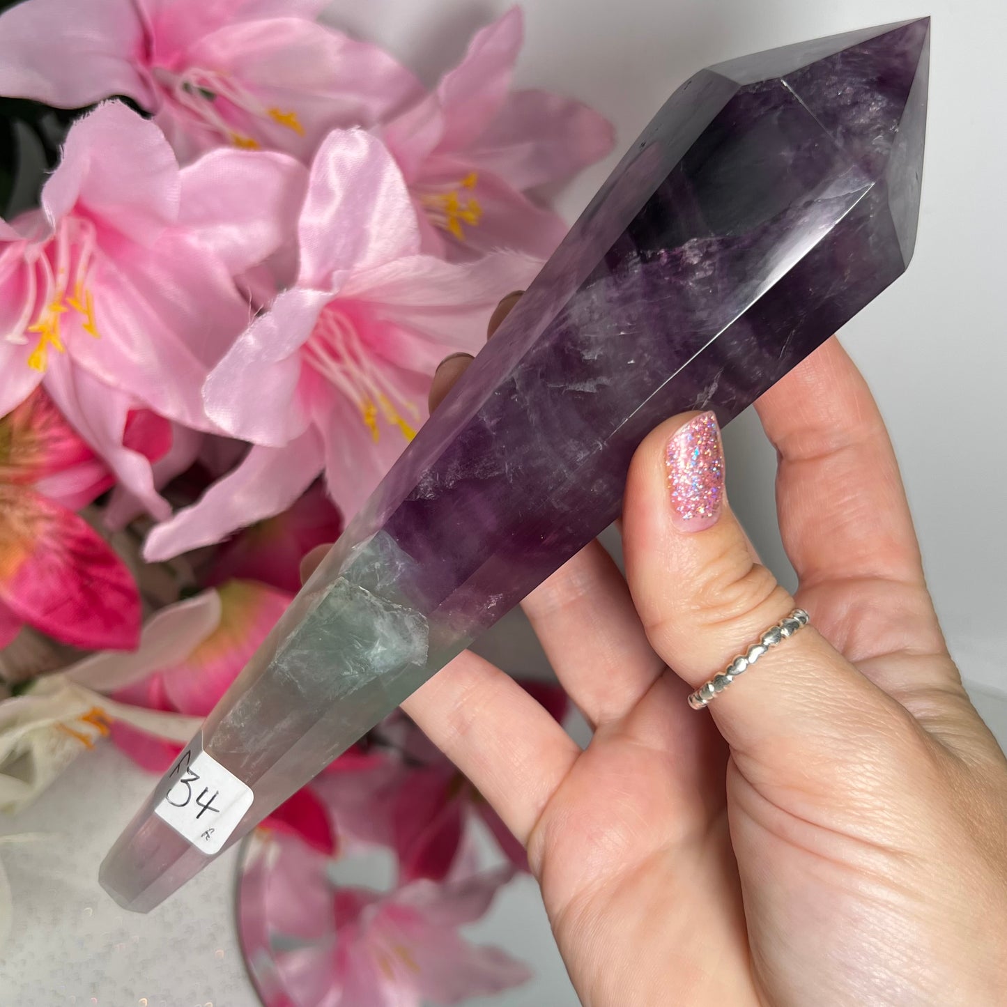 Fluorite Wand With Stand