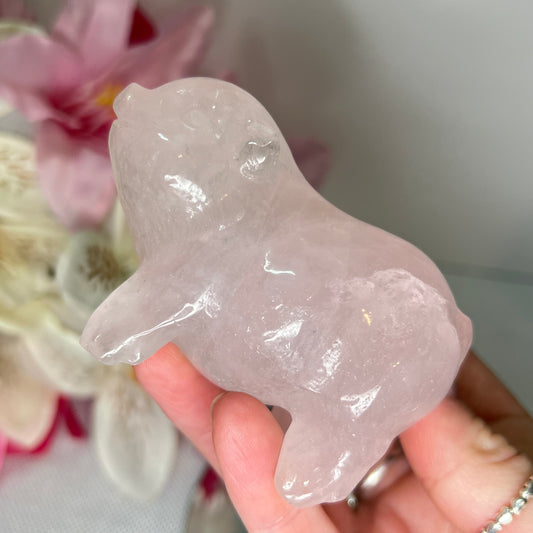 Rose Quartz Pig