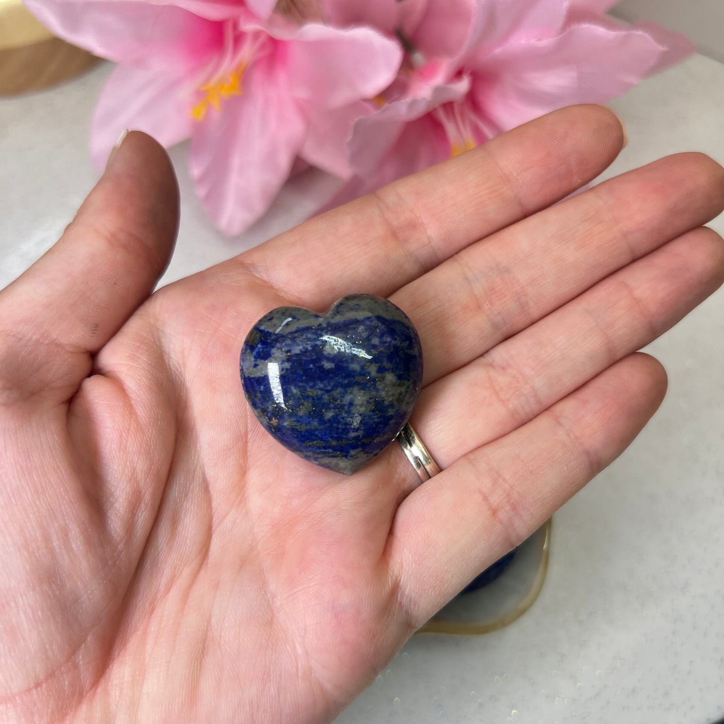 3cm Lapis Lazuli Heart