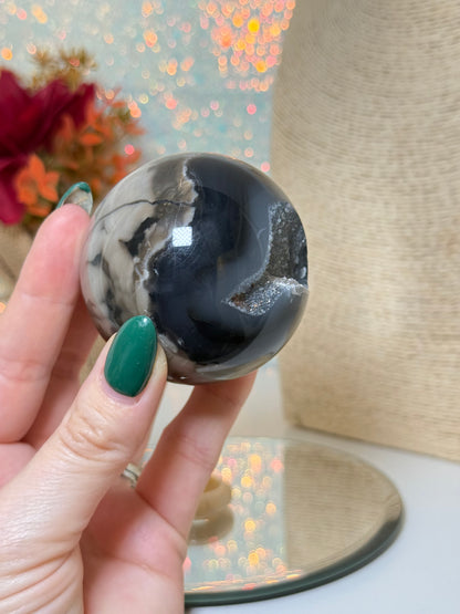 Volcano Agate Sphere