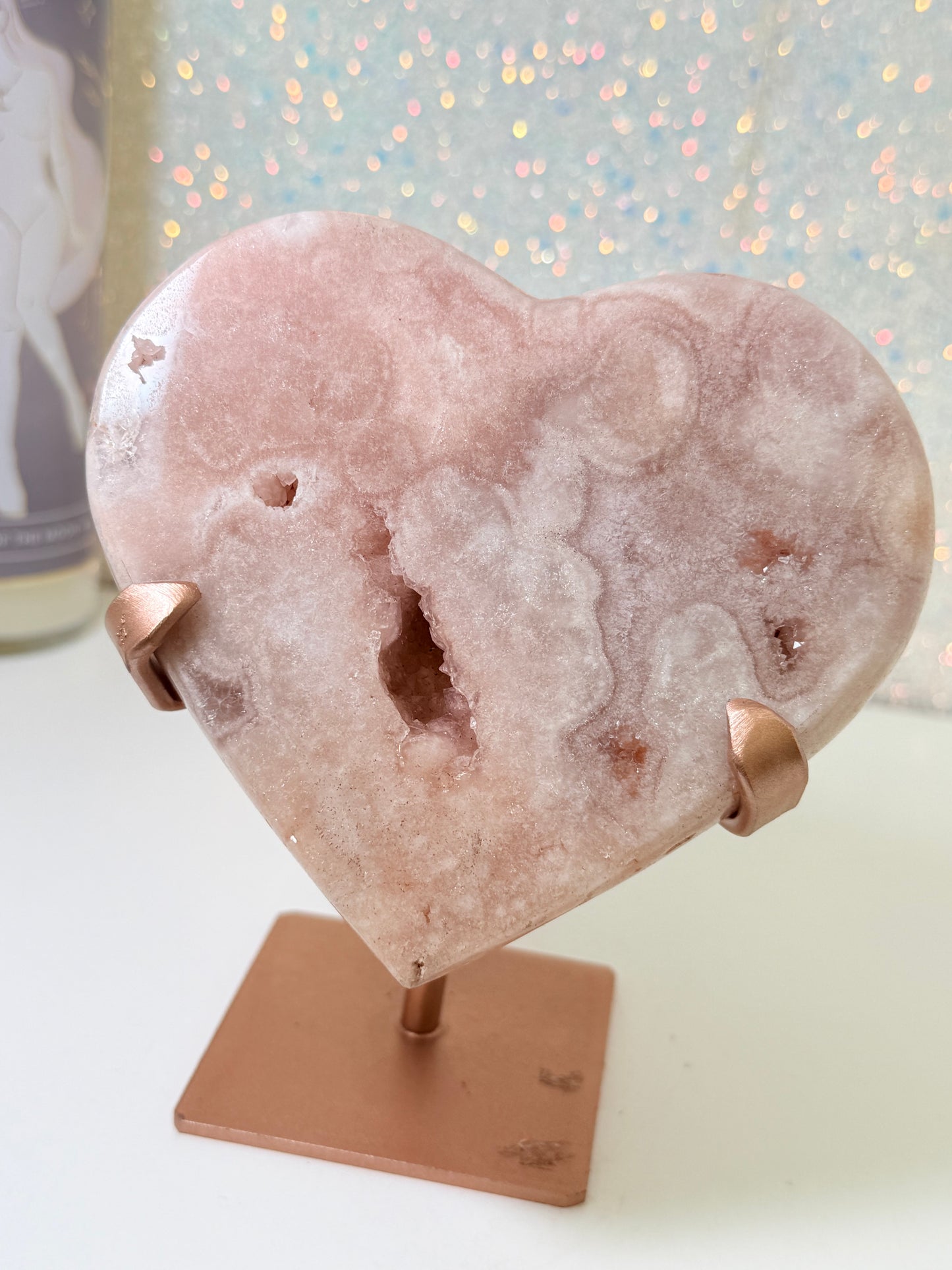 Pink Amethyst Heart