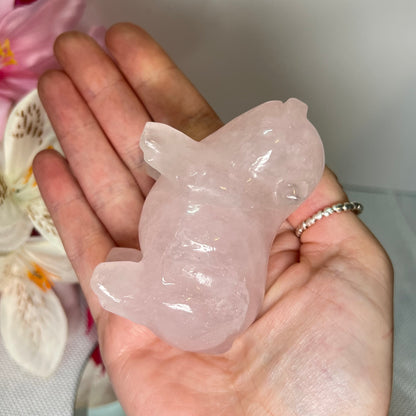 Rose Quartz Pig