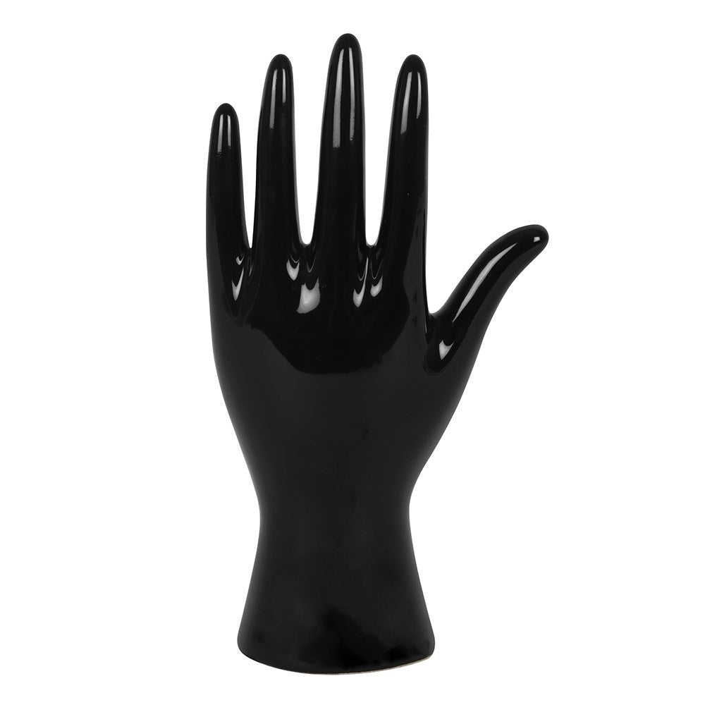 Black Ceramic Palmistry Hand