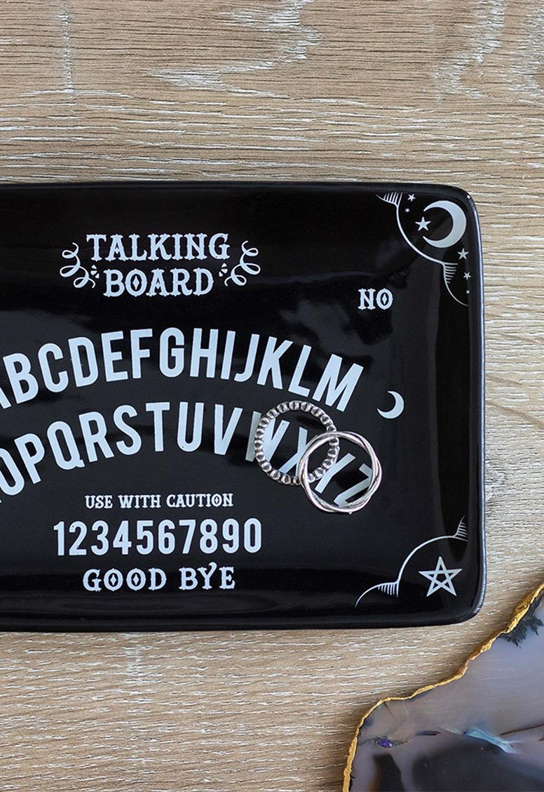 Black Ouija Style Trinket Dish