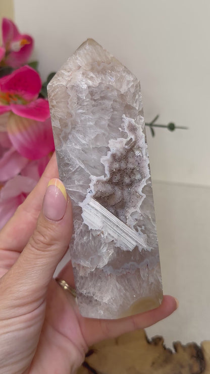 Druzy Agate Chunky Point