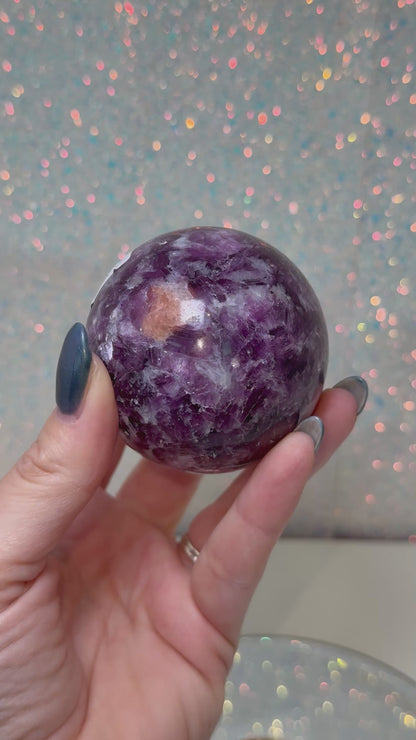 Lepidolite Sphere