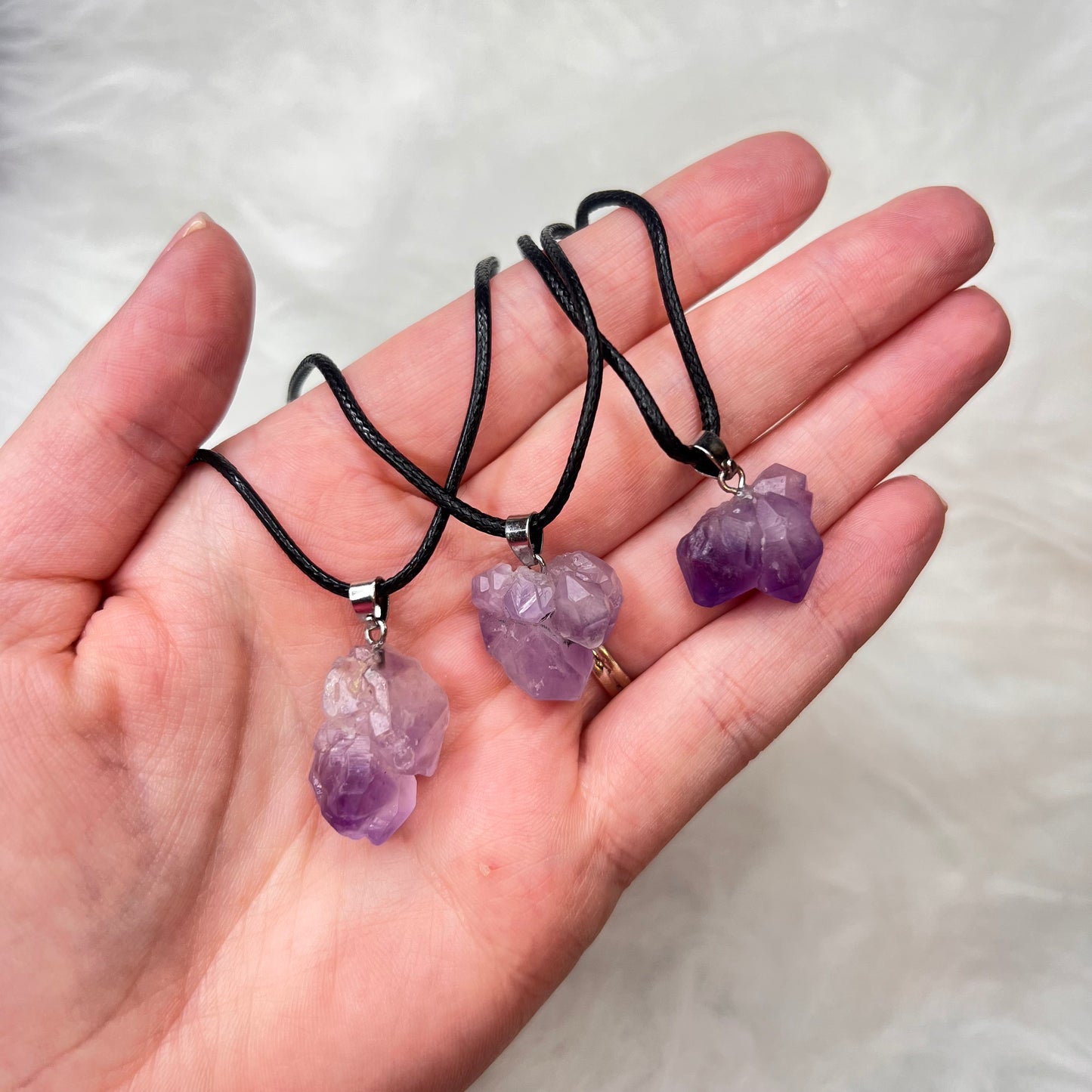 Raw Amethyst Necklace