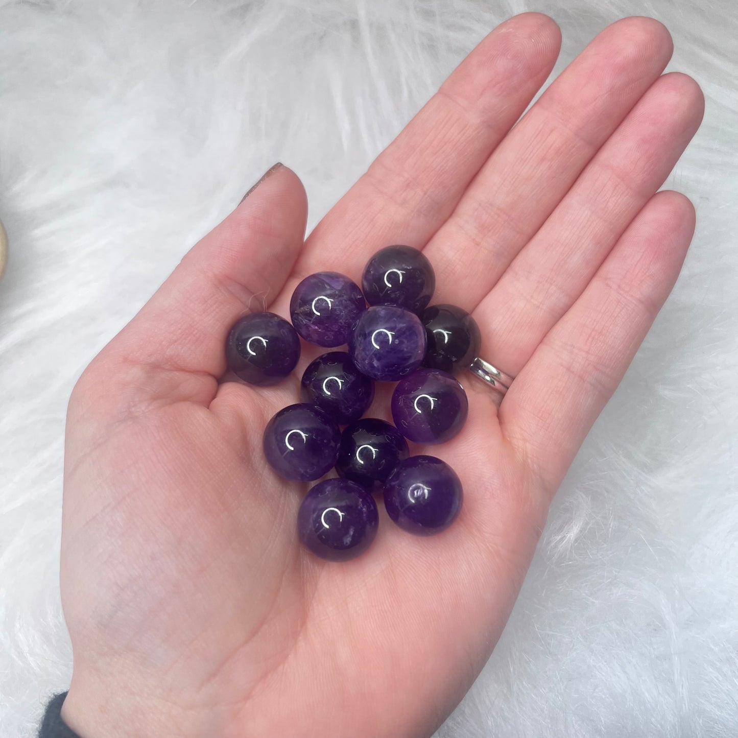 Mini Amethyst Spheres