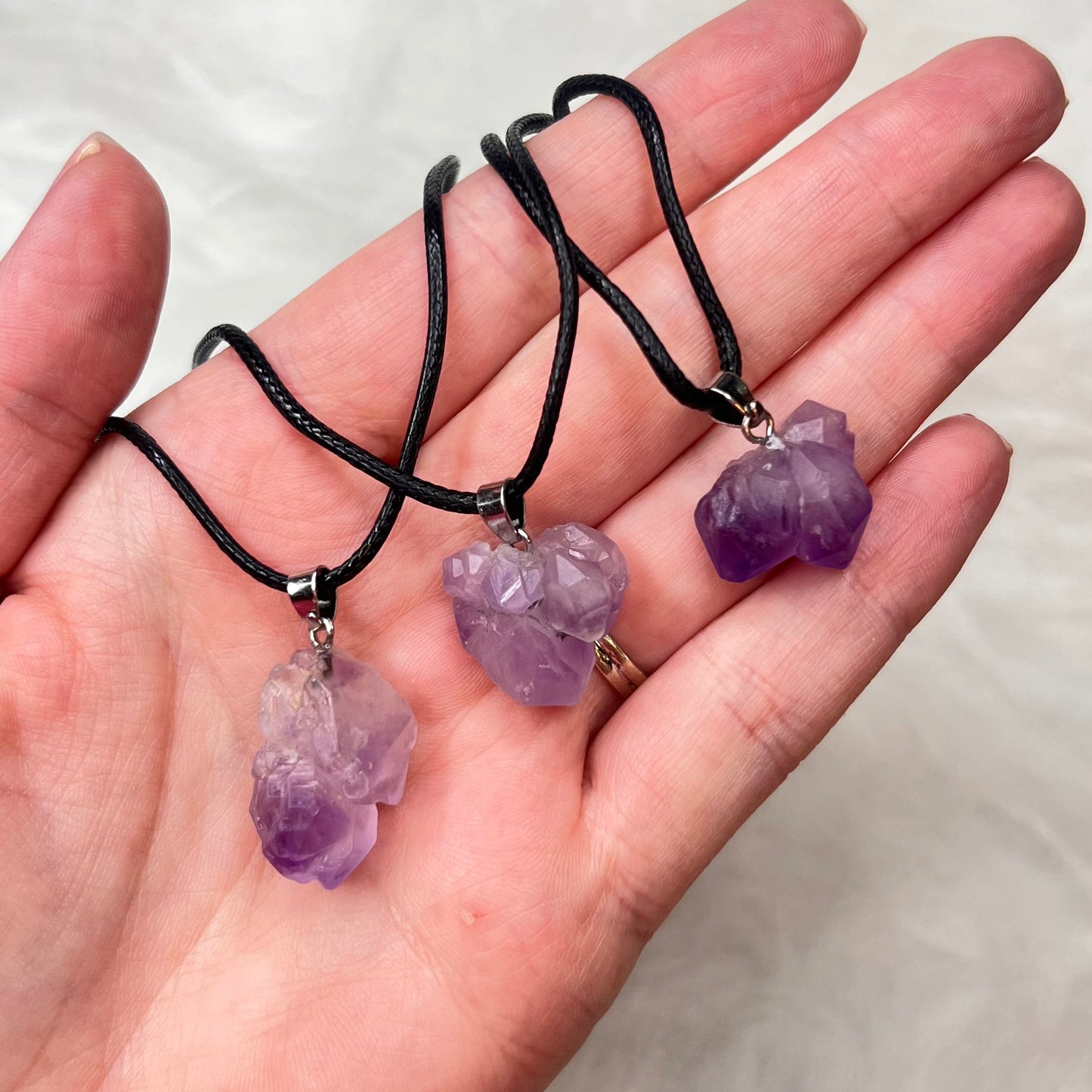 Raw Amethyst Necklace